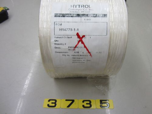 HYTROL HABASIT CONVEYOR BELT PM100RCOS-W    6&#034; WIDE , 30&#034; 11&#034; LONG