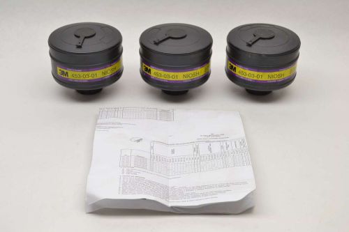 NEW 3M 453-03-01 NIOSH R06 YELLOW MAGENTA EASY RESPIRATOR CARTRIDGE B488565