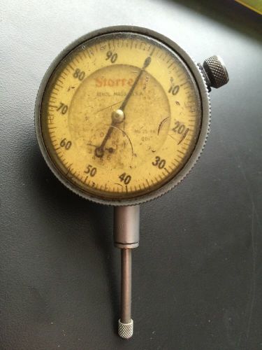 STARRETT NO. 25-441 DIAL INDICATOR W/ 1.000&#034; RANGE 2+1/4 IN DIAL 0-100 READING