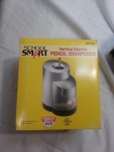 School Smart Vertical Pencil Sharpener, 4 x 6 inches, Electric