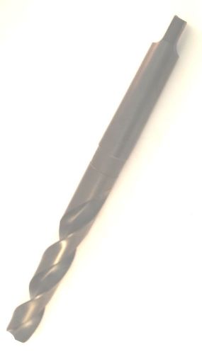 CLE-LINE C09935 59/64-3MT HSS BLACK OXIDE MORSE TAPER SHANK DRILL BIT