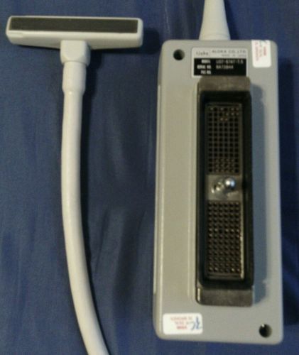 Hitachi aloka model ust-574t-7.5mhz linear array transducer ultrasound probe for sale