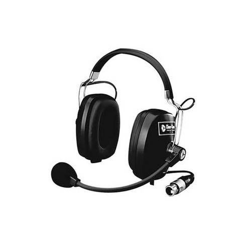 New Clear-Com CC-60: Double-Ear Economy Headset w/ Mic &amp; XLR-F Termination