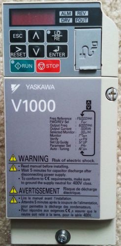 Yaskawa CIMR-VU2A0001FAA 1/4 HP Variable Speed Drive