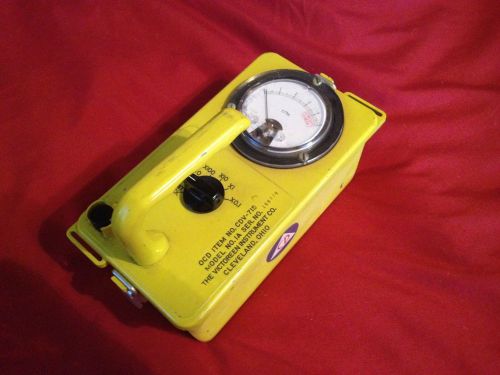 VICTOREEN CIVIL DEFENSE CDV-715 MODEL 1A GEIGER COUNTER RADIATION ANTIQUE