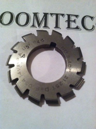 NEW INVOLUTE GEAR CUTTER #5 40P 21-25T 14.5PA   7/8&#034;bore  HSS NTD&amp;TCo.