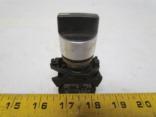 A-B Allen Bradley 800E-3X10 3-Position Momentary Spring Return Selector Switch