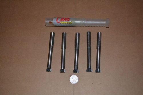 5pcs  Chamfer Mills - Cutters  Carr tool coolant through 1/2 shaft Carr c2 27556