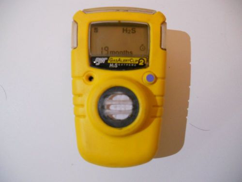 BW TECHNOLOGIES GA24XT-H GAS ALERT CLIP EXTREME H2S DETECTOR MONITOR 19MONTH