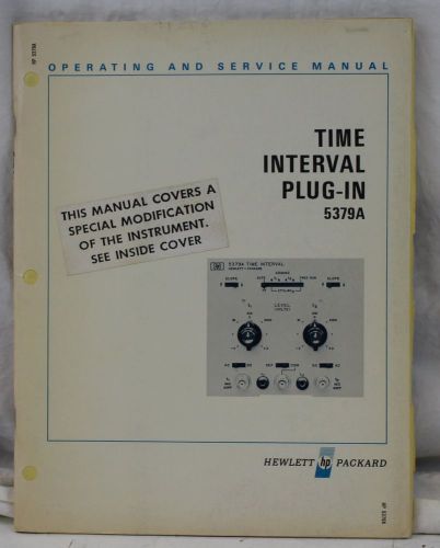HP 5379A Time Interval Plug-In Operating &amp; Service Manual Agilent