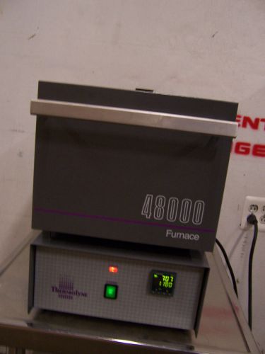 8672 THERMOLYNE 48000 BENCH TOP FURNACE F48025-80 MAX TEMP: 1200*C / 2200*F