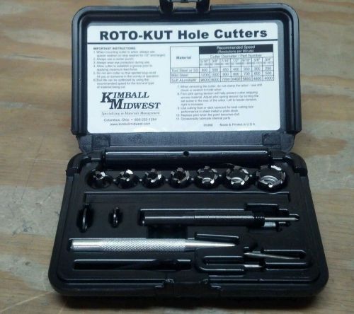 ROTO-KUT  Hole Cutters  5/16-3/4