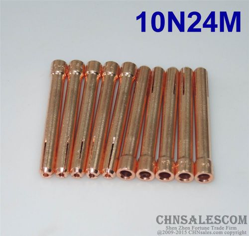 10 pcs 10n24m collets for tig welding torch wp-17 wp-18 wp-26 2.0mm 5/64&#034; for sale