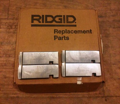 Ridgid 47785 universal pipe threader dies 1/2&#034;-3/4&#034; npt hs/ss slightly 811 535 for sale