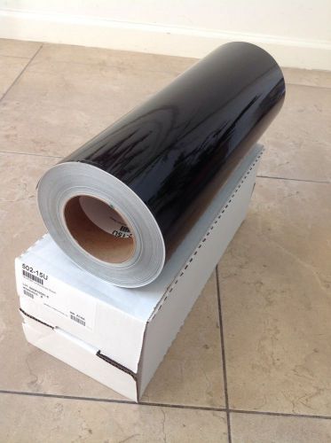 1 Roll 24&#034; X50yd(150ft) Gloss Black Sign Cutting Vinyl 502 Comp-u-cut