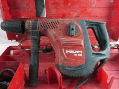 Hilti te50 Big  Demolition SDS Max Hammer With Hilti Case