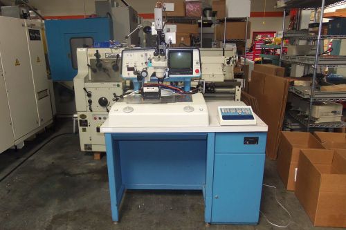 Palomar 2470-v automatic wedge bonder with nikon smz-1 microscope, optem zoom for sale