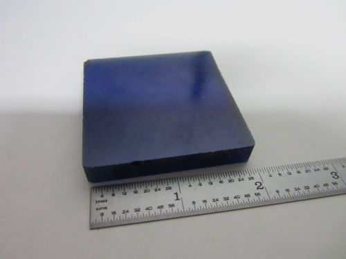 OPTICAL CORNING ROUGH GLASS BLUE FILTER AS IS LASER OPTICS BIN#R3-18