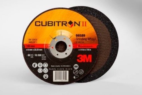 3M Cubitron II Depressed Center Grinding Wheels 6&#034; x 1/4&#034; x 7/8&#034; Qty20  66589