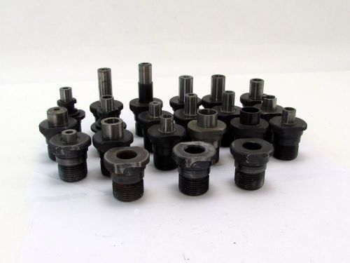 Lot of (21) Air-Feed 22000 Series Drill Bushings, 1-14 NF L.H. Thread