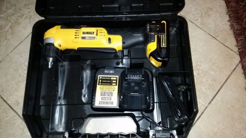 Dewalt DCD740 20V 3/8 Cordless Right Angle Drill, DCB200 Battery 20 MAX Volt