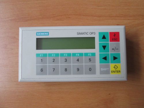 Siemens simatic OP3 6AV3503-1DB10 Operator panel