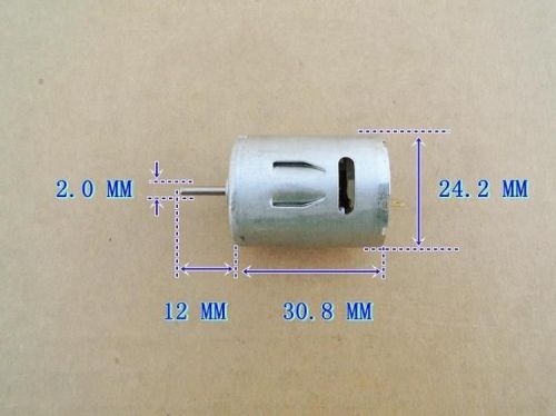 6V~9V 12000rpm~18500rpm Large torque Magnetic Carbon Brush 370 Motor Ship model