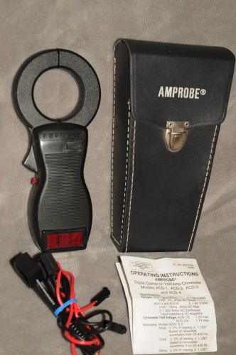 Vintage Amprobe ACD-1 Digital Multimeter Clamp Volt Meter w Leads, Case &amp; Instru