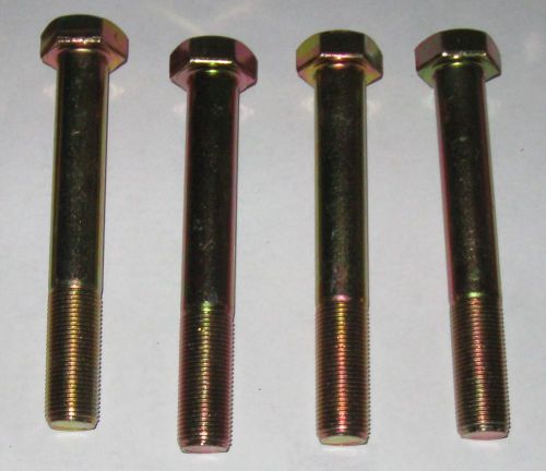 Hex Cap  Bolt  Zinc Grade-8 , 3/4&#034;-16 x 5-1/2&#034; Lot of 4