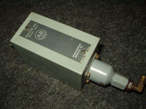 Allen-Bradley Pressure Control Bulletin 836 Switch