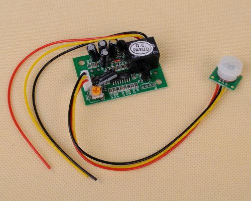 PIR IR  DC12V Pyroelectric Infrared Module Adjust Relay Output