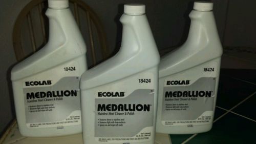 Ecolab stainless cleaner and polish for sale