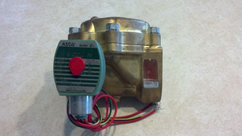 Asco Red-Hat II Solenoid Valve 8210G100 2&#034; 24 Volt 2 Way