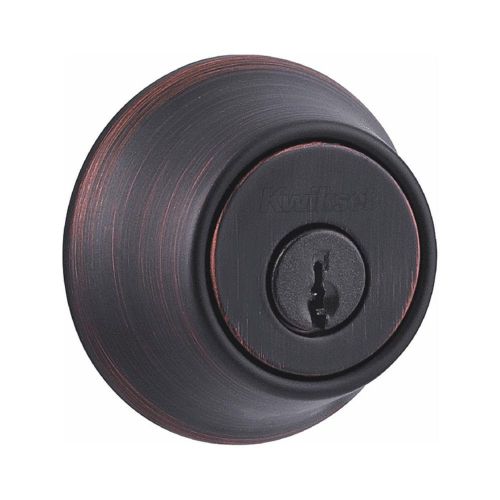 NEW Kwikset Double Cylinder Deadbolt w 5 Pin Key System - Venetian Bronze (665