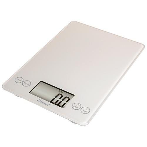 Escali arti white 15-pound digital food scale 157w for sale