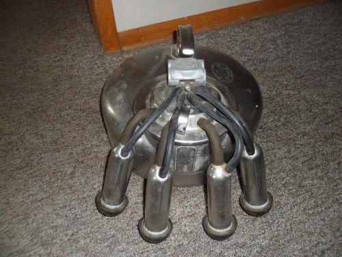 USED SURGE MILKER STAINLESS STEEL MILK BUCKET,Made by,BABSON BROS