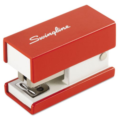 Mini fashion stapler, 12-sheet capacity, red for sale