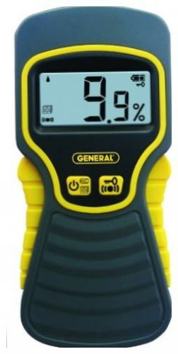 General Tools Instruments Moisture Meter Pinless Digital LCD Measuring Equipment