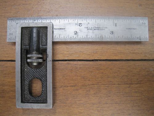 Starrett No. 13 Double Square No. 4 GRAD Scale