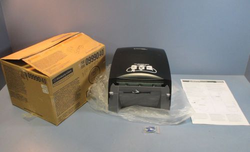 Kimberly Clark 09990-40 Black / Smoke Sanitouch Roll Towel Dispenser NIB