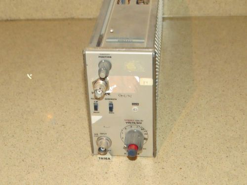 ^^ TEKTRONIX 7A16A AMPLIFIER PLUG IN (G5)