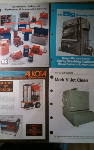 Parts Washer,Pressure Washer Literature Lot Storm Vulcan Graymills,Buildall,Alko