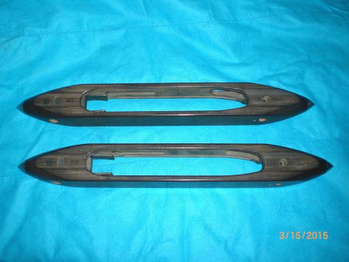 2 Tru Loc Wooden &amp; Metal  Loom Shuttles for Weaving 16&#034; Long and 2&#034; Wide