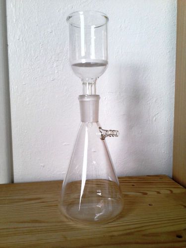 Lab Filtering Set Filtration Flask 1000ml  Buchner funnel 250ml new