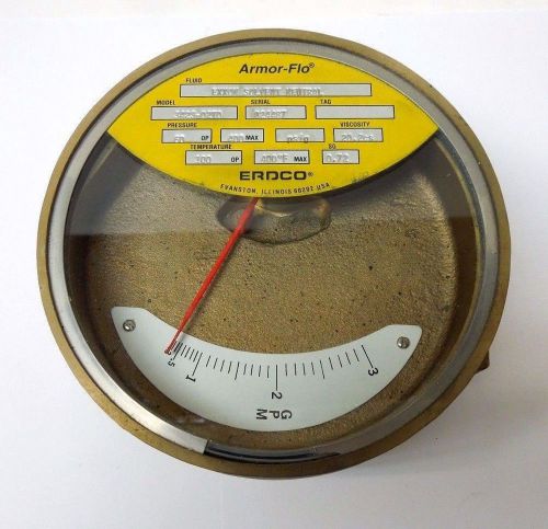 Armor-flo flow meter 3423-02t0 exxon solvent nuetral 1/2&#034; npt 3 gpm &lt;126x3 for sale