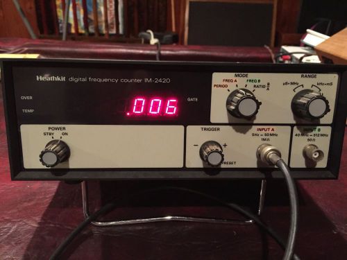 Heathkit Digital Frequency Counter IM-2420