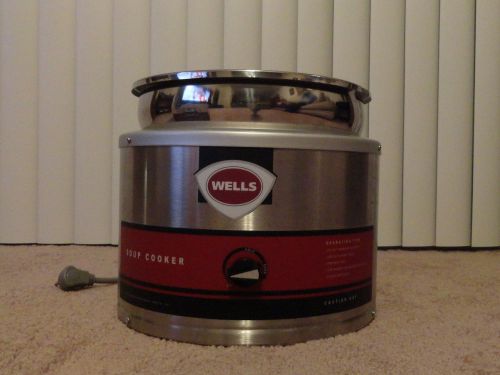 NEW WELLS ROUND COUNTERTOP 11 QT. SOUP COOKER / WARMER LLSC-11