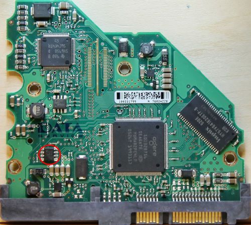 Pcb 100336321 rev.b seagate 80/120/160gb st3******as hdd 3.5&#034; sata logic board for sale