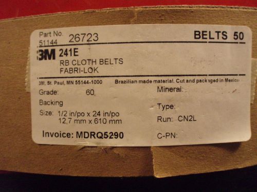 3M, 26723, 241E, Fabri-Lok Belts, 1/2