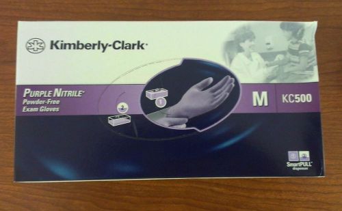 KIMBERLY-CLARK PURPLE NITRILE EX GLOVES CASE 10 BOX//1000 MED POWDER FREE KC500-
							
							show original title